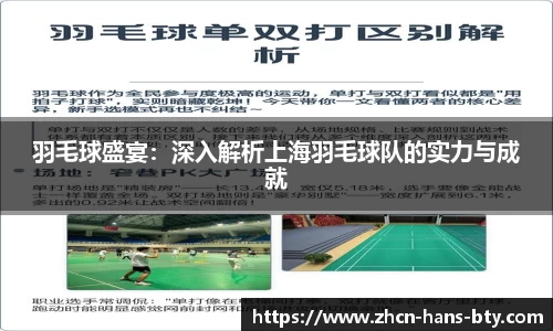 羽毛球盛宴：深入解析上海羽毛球队的实力与成就